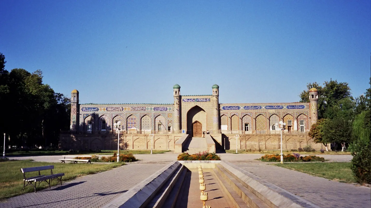 Khudayar Khan Palace in Kokand, an archive contextual photo; the missing museum objects are not shown