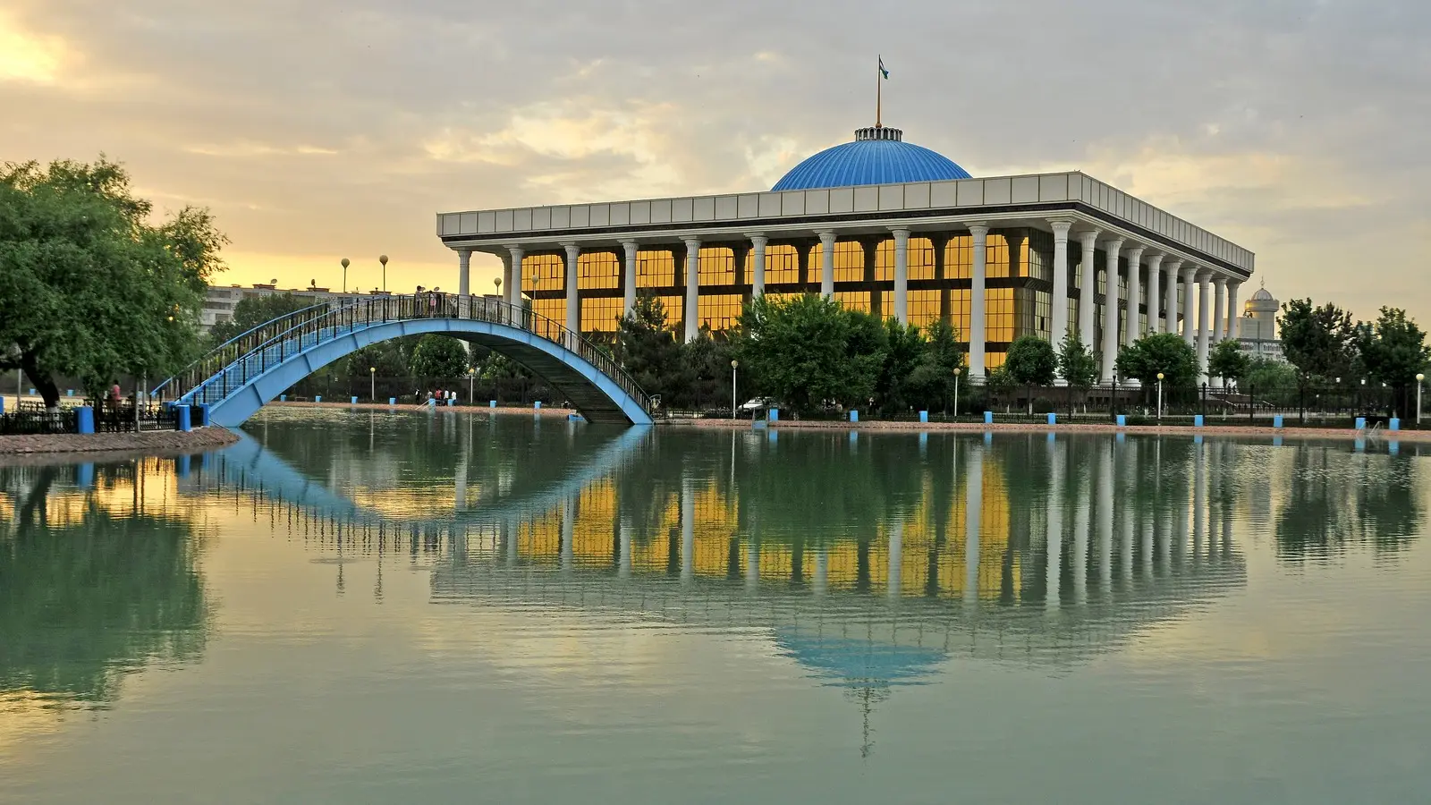 Legislative Chamber of the Oliy Majlis building in Tashkent