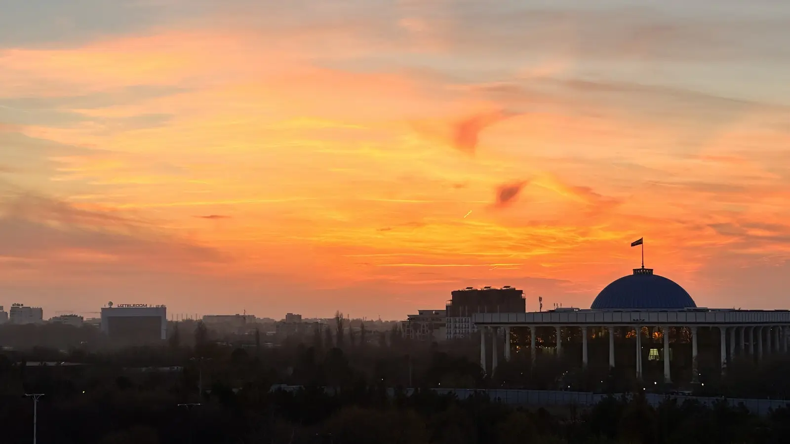 The Oliy Majlis building in Tashkent