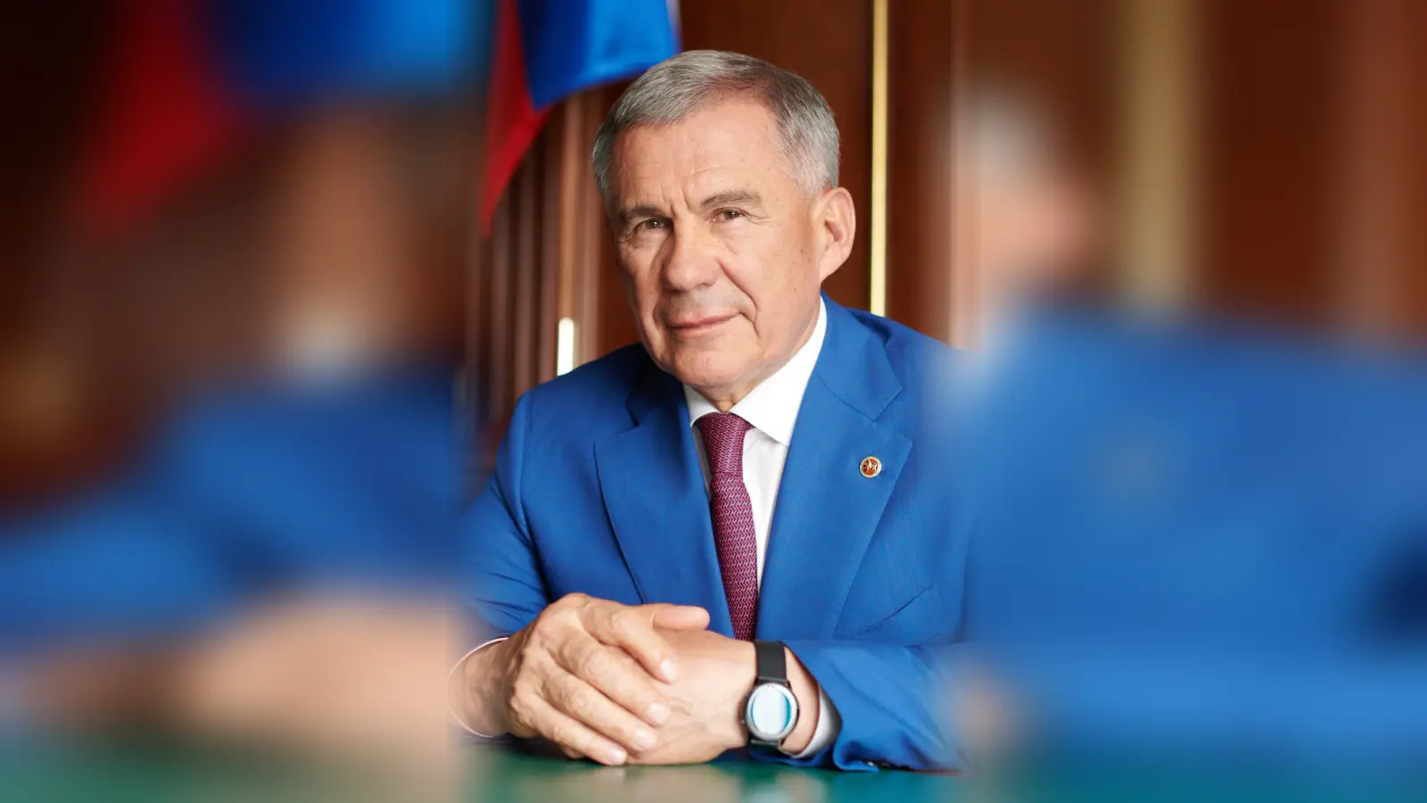 Rustam Minnikhanov in an official archive portrait