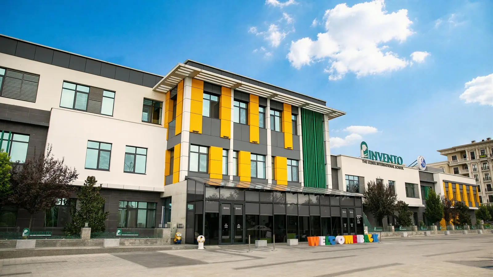 International school building in Tashkent