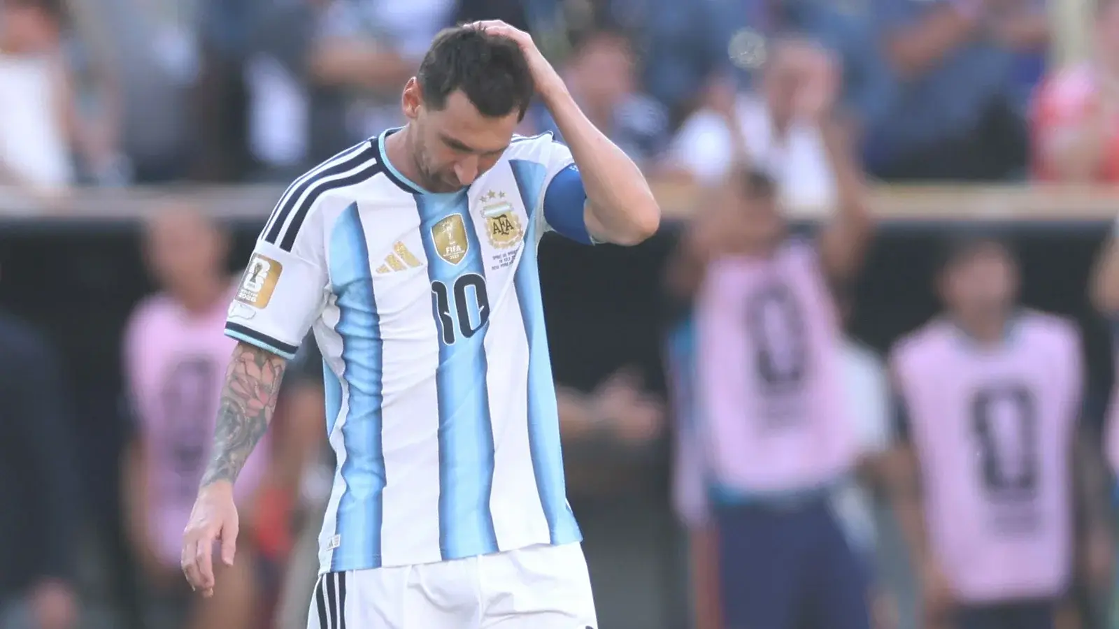 Lionel Messi during a football match