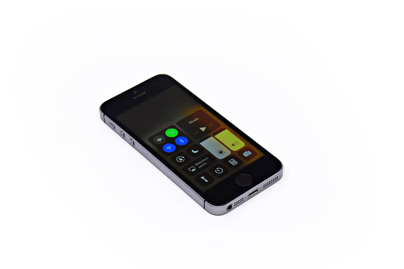 Apple iPhone SE smartphone on a white background