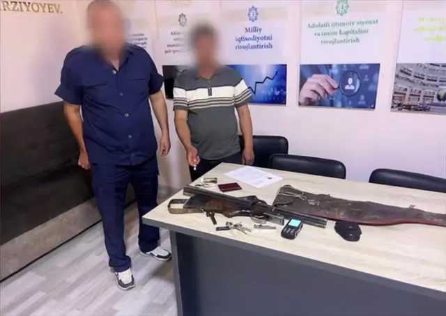 Materials from an environmental raid in Ahangaran district