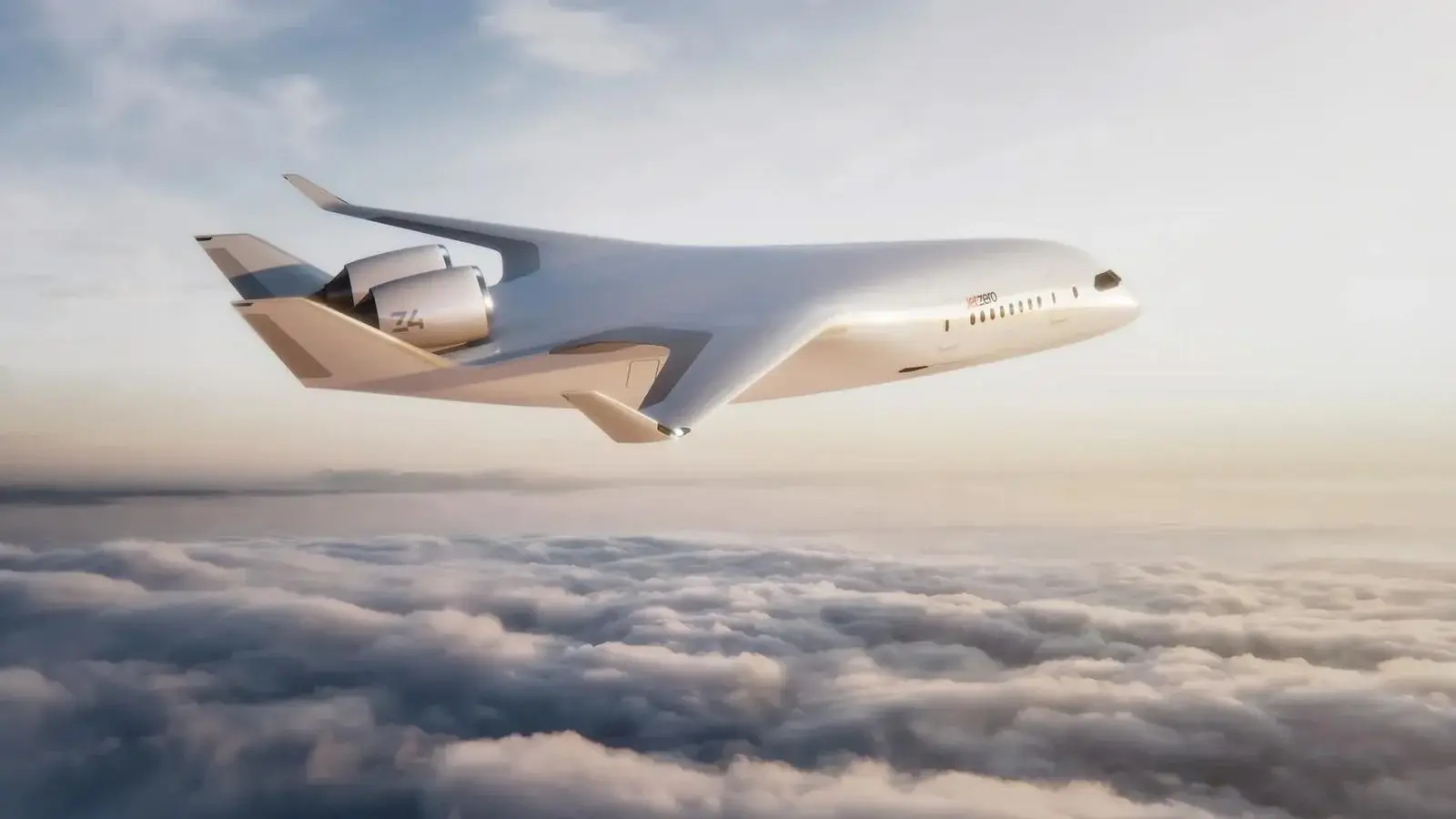 JetZero Z4 mixed-wing passenger aircraft concept