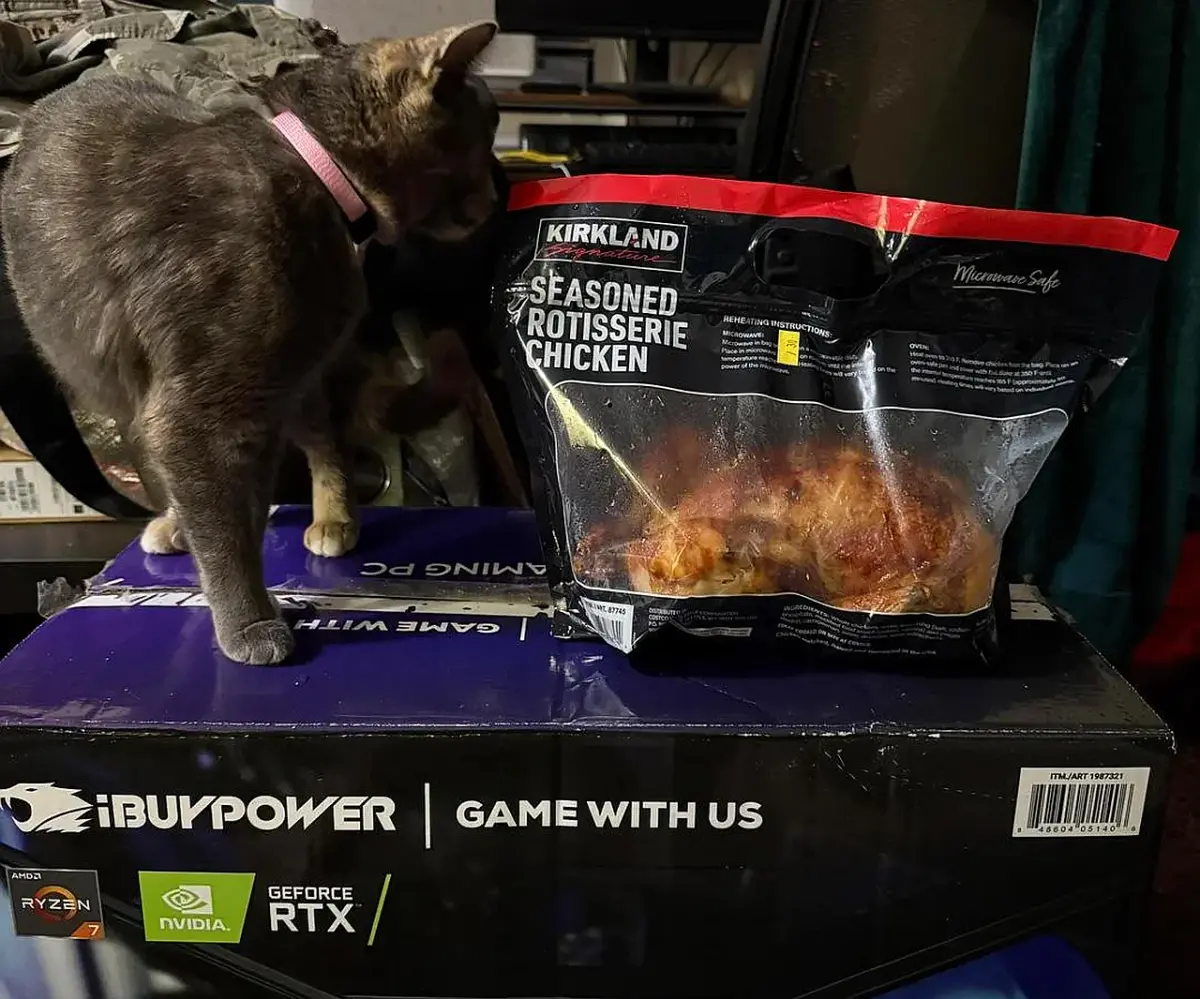 Box of the iBuyPower gaming PC purchased at Costco